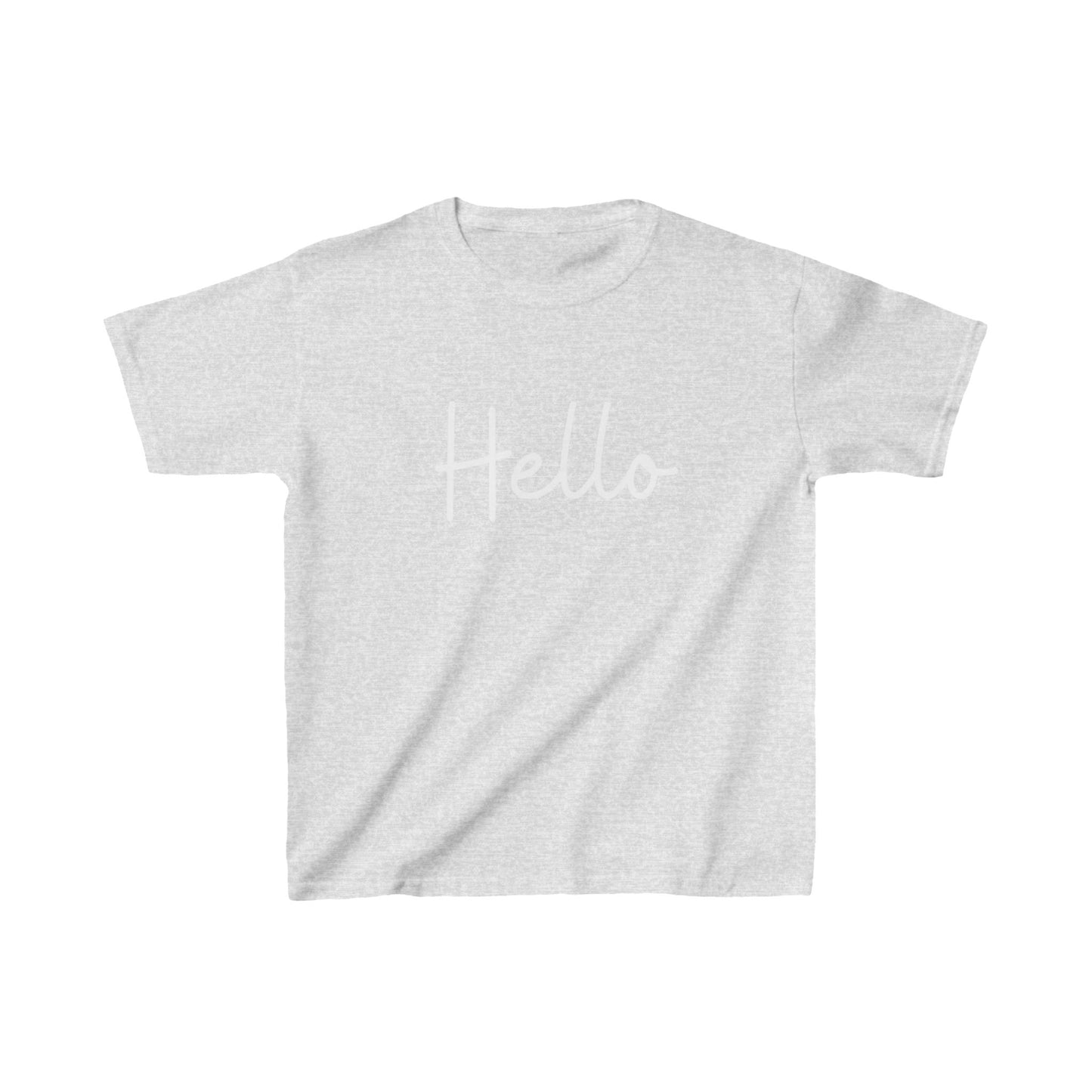 "Hello" & "Goodbye" (English Greetings) Kids Heavy Cotton™ Tee