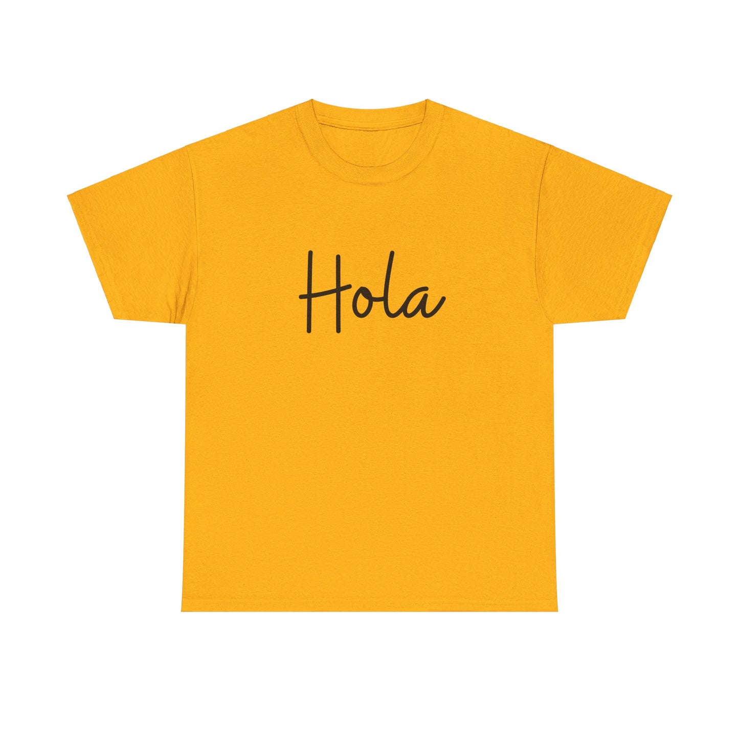 "Hola" & "Hasta Luego" (Spanish Greetings) Unisex Heavy Cotton Tee