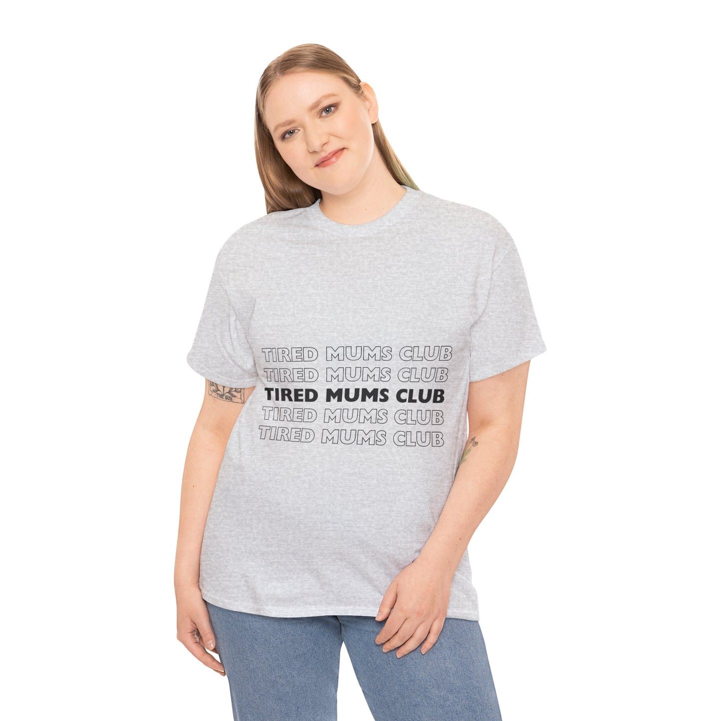 Unisex Heavy Cotton Tee _ Tired Mums Club