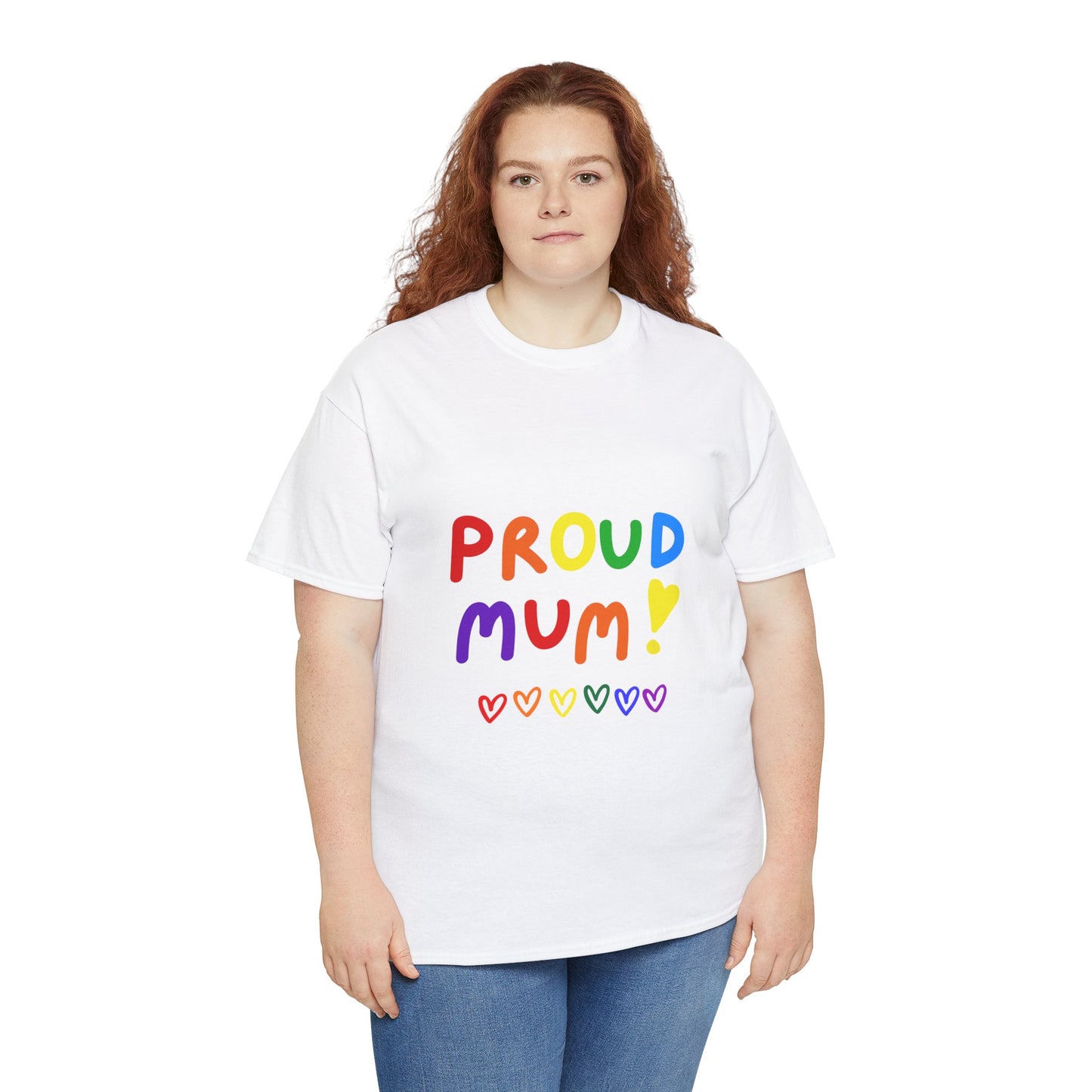 Unisex Heavy Cotton Tee - Proud Mum