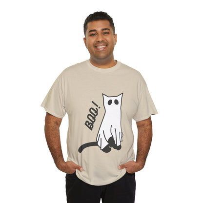 Unisex Heavy Cotton Tee - Boo Cat