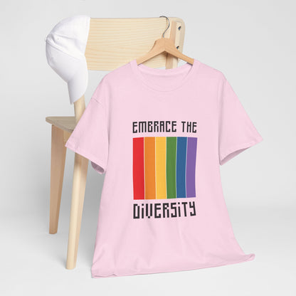 Unisex Heavy Cotton Tee - Embrace The Diversity