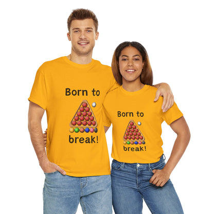 Unisex Heavy Cotton Tee - Born To Break