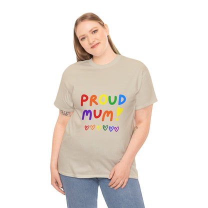 Unisex Heavy Cotton Tee - Proud Mum