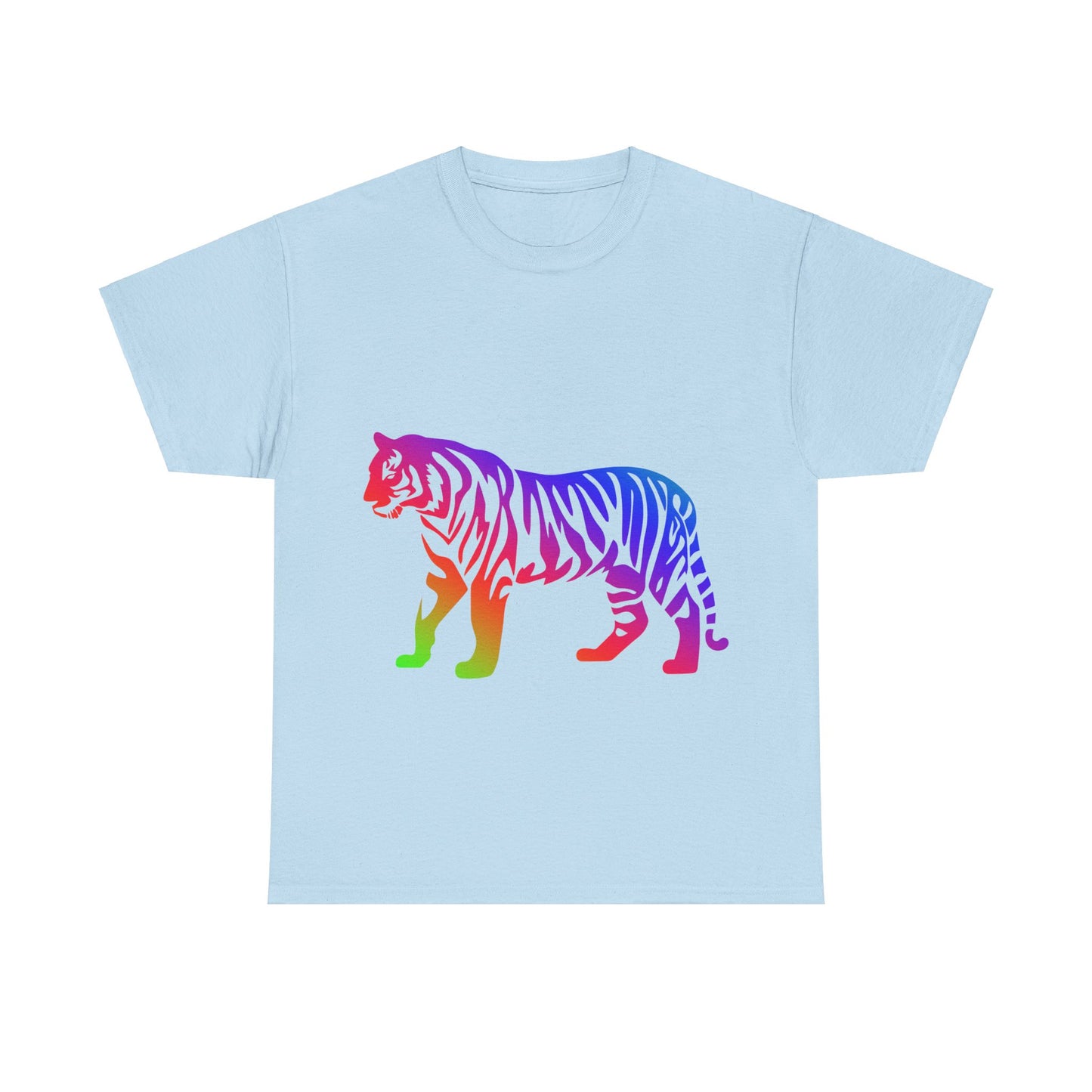 Vibrant, rainbow, colourful tiger. Ideal for any animal or wildlife lover.  T-SHIRT