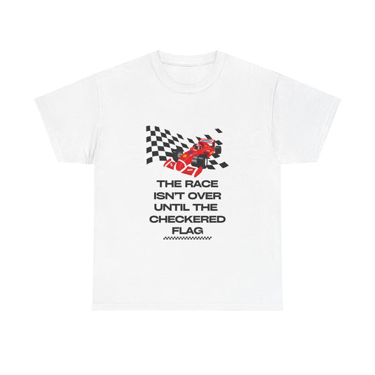 Unisex Heavy Cotton Tee - Checkered Flag