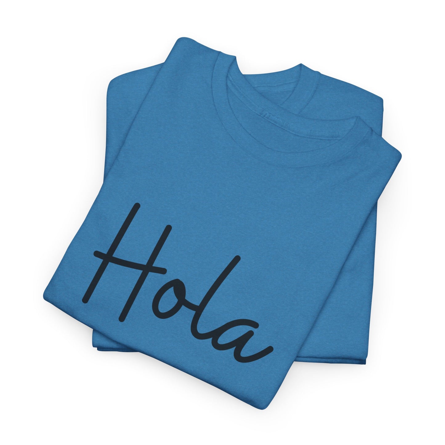 "Hola" & "Hasta Luego" (Spanish Greetings) Unisex Heavy Cotton Tee