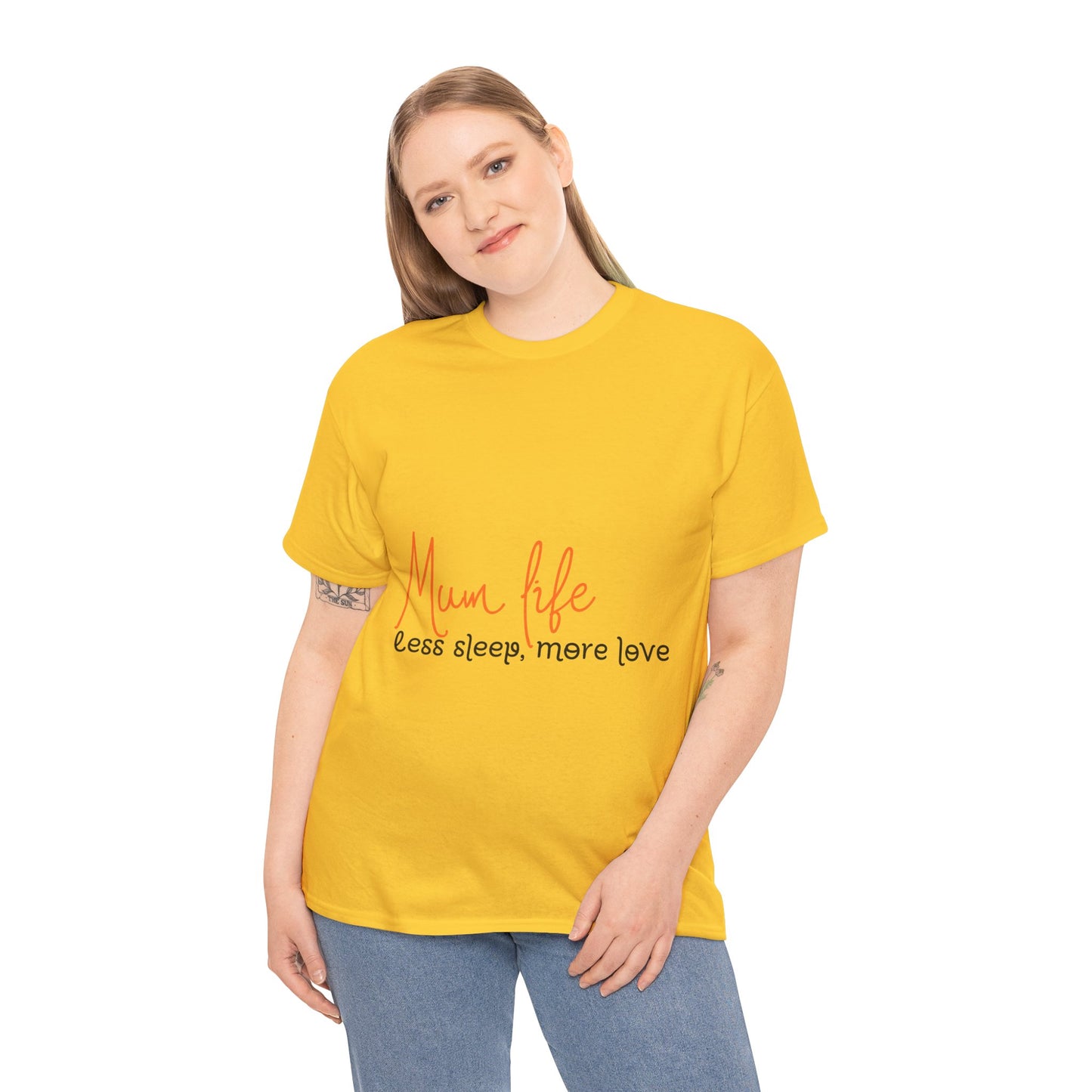 Unisex Heavy Cotton Tee - Mum Life