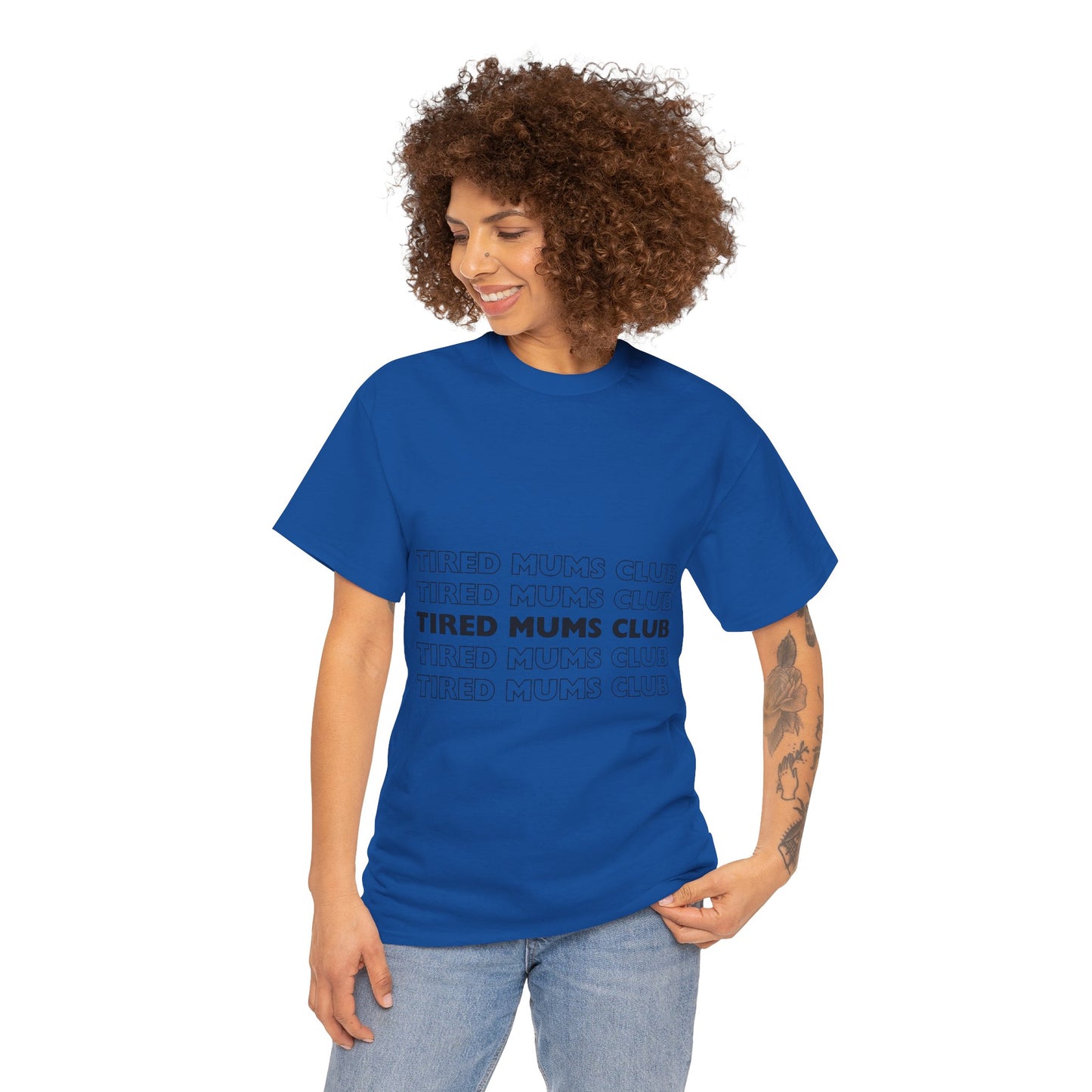 Unisex Heavy Cotton Tee _ Tired Mums Club