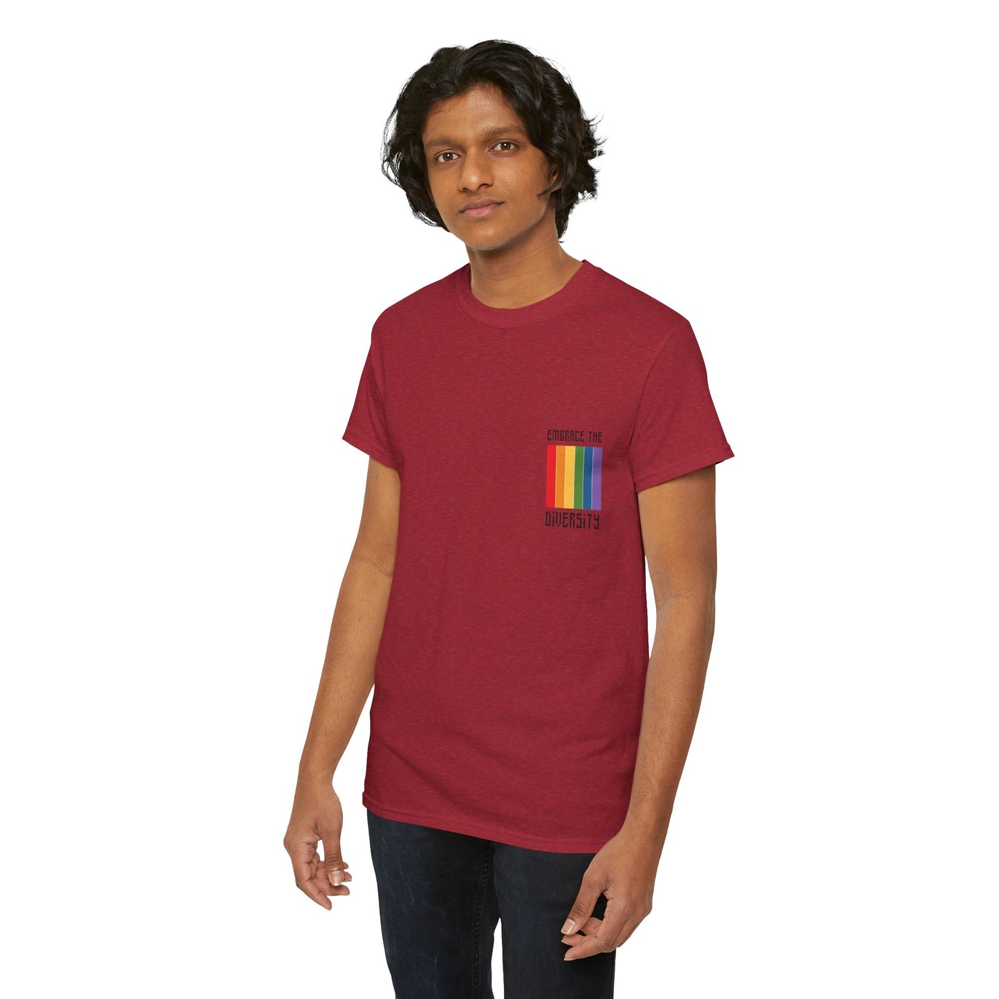 Unisex Heavy Cotton Tee - Embrace The Diversity Mini