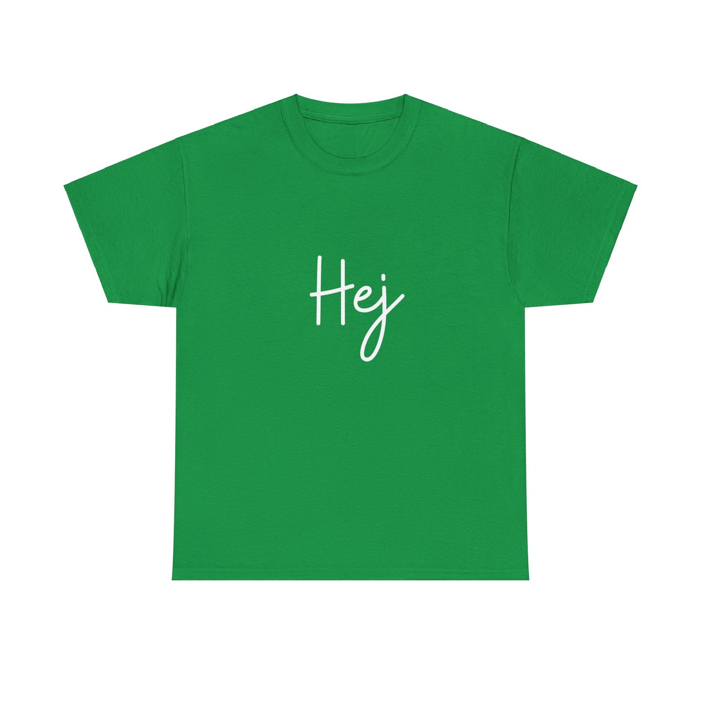 "Hej" & "Farvel" (Danish Greetings) Unisex Heavy Cotton Tee