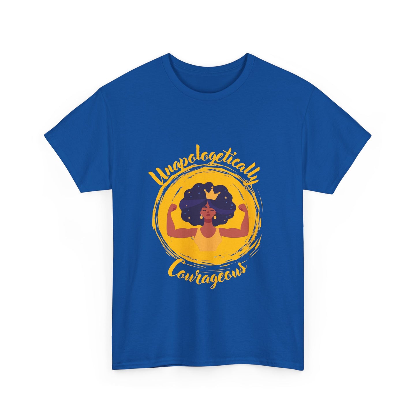 Unapologetically Courageous Woman Unisex Heavy Cotton Tee