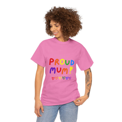 Unisex Heavy Cotton Tee - Proud Mum