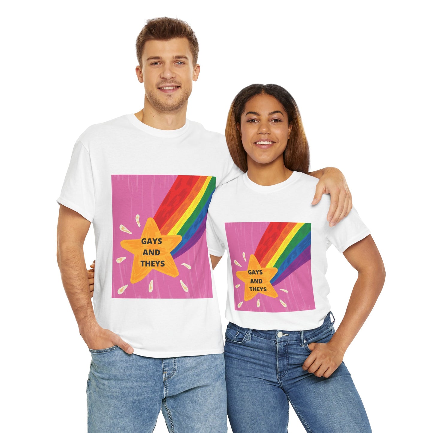 Unisex Heavy Cotton Tee - Gays And Theys