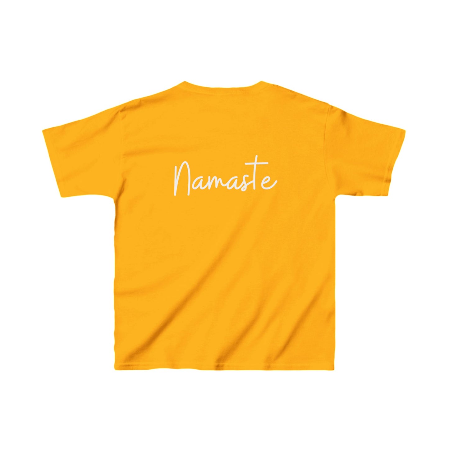 "Namaste" & "Namaste" (Hindi Greetings) Kids Heavy Cotton™ Tee