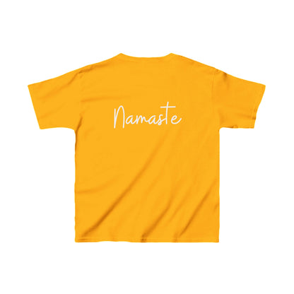 "Namaste" & "Namaste" (Hindi Greetings) Kids Heavy Cotton™ Tee