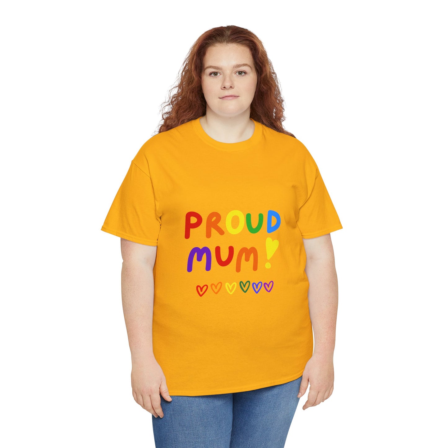 Unisex Heavy Cotton Tee - Proud Mum