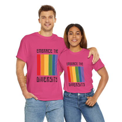 Unisex Heavy Cotton Tee - Embrace The Diversity