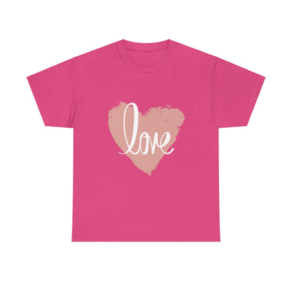 Love Heart - Unisex Heavy Cotton Tee