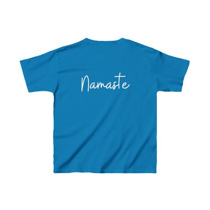 "Namaste" & "Namaste" (Hindi Greetings) Kids Heavy Cotton™ Tee