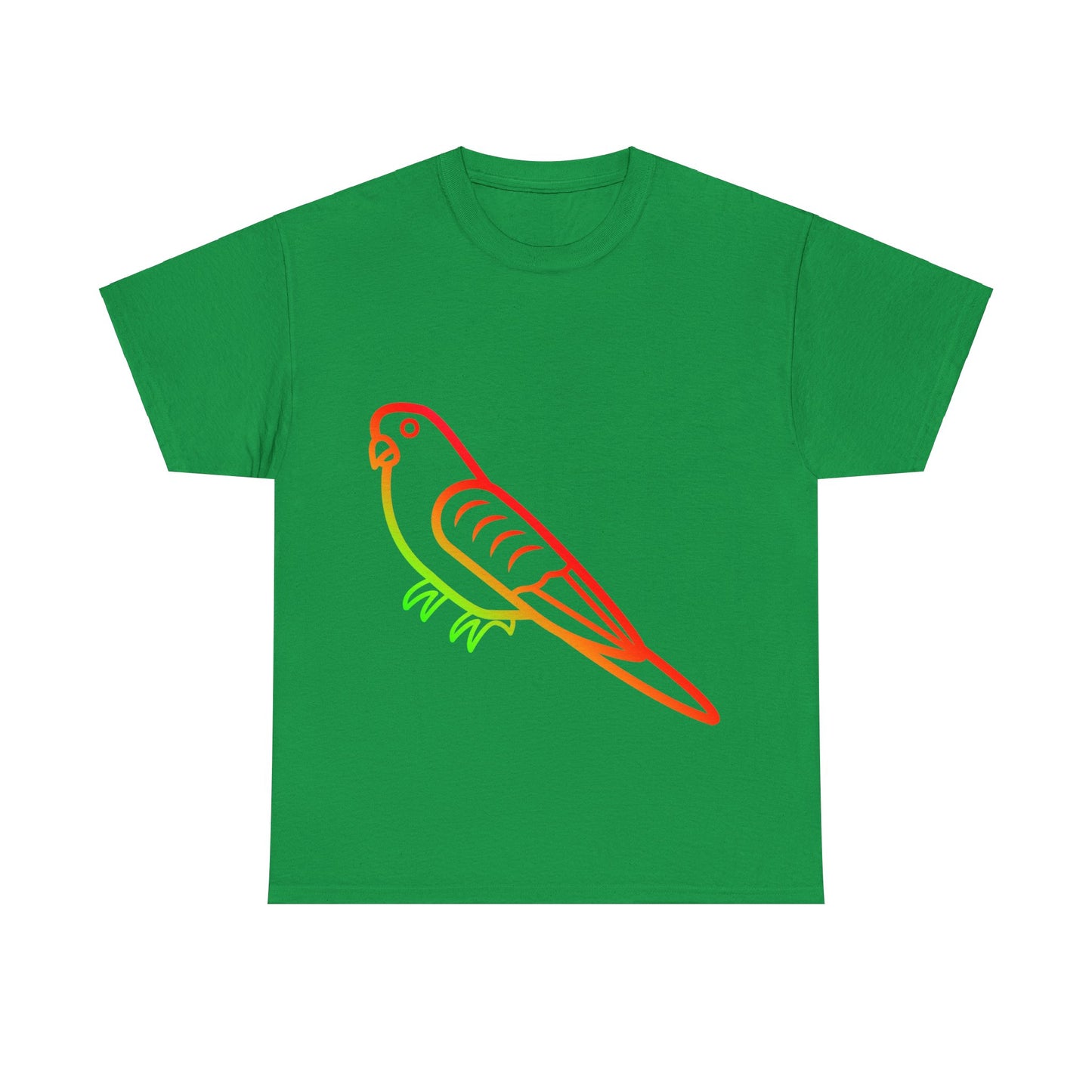 Vibrant Budgie Rainbow T-Shirt that exudes a playful and colorful vibe. Perfect for animal lovers, festival-goers, and anyone who wants to add a pop of fun to their wardrobe. Ideal for Pride Month, music festivals, and casual outings.