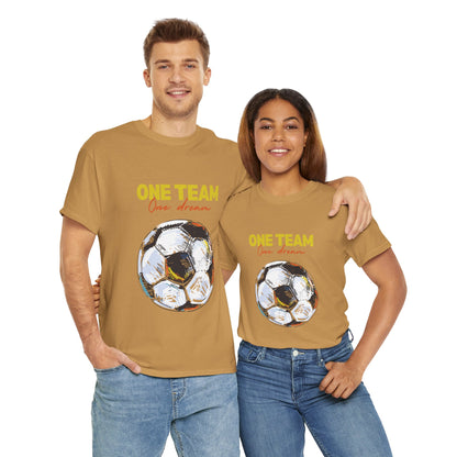 Unisex Heavy Cotton Tee - One Team, One Dream