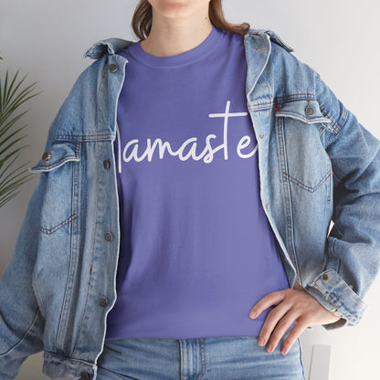 "Namaste" & "Namaste" (Hindi Greetings) Unisex Heavy Cotton Tee