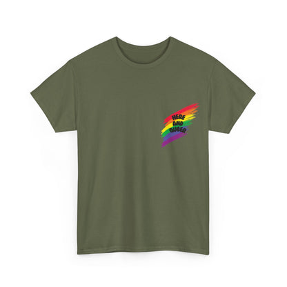 Unisex Heavy Cotton Tee - Here And Queer Mini