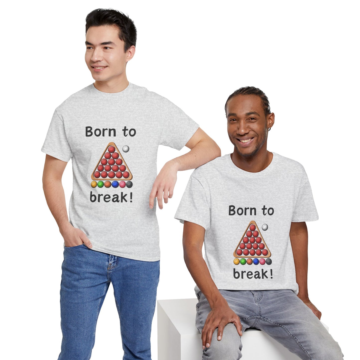 Unisex Heavy Cotton Tee - Born To Break