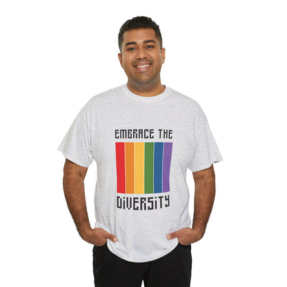 Unisex Heavy Cotton Tee - Embrace The Diversity