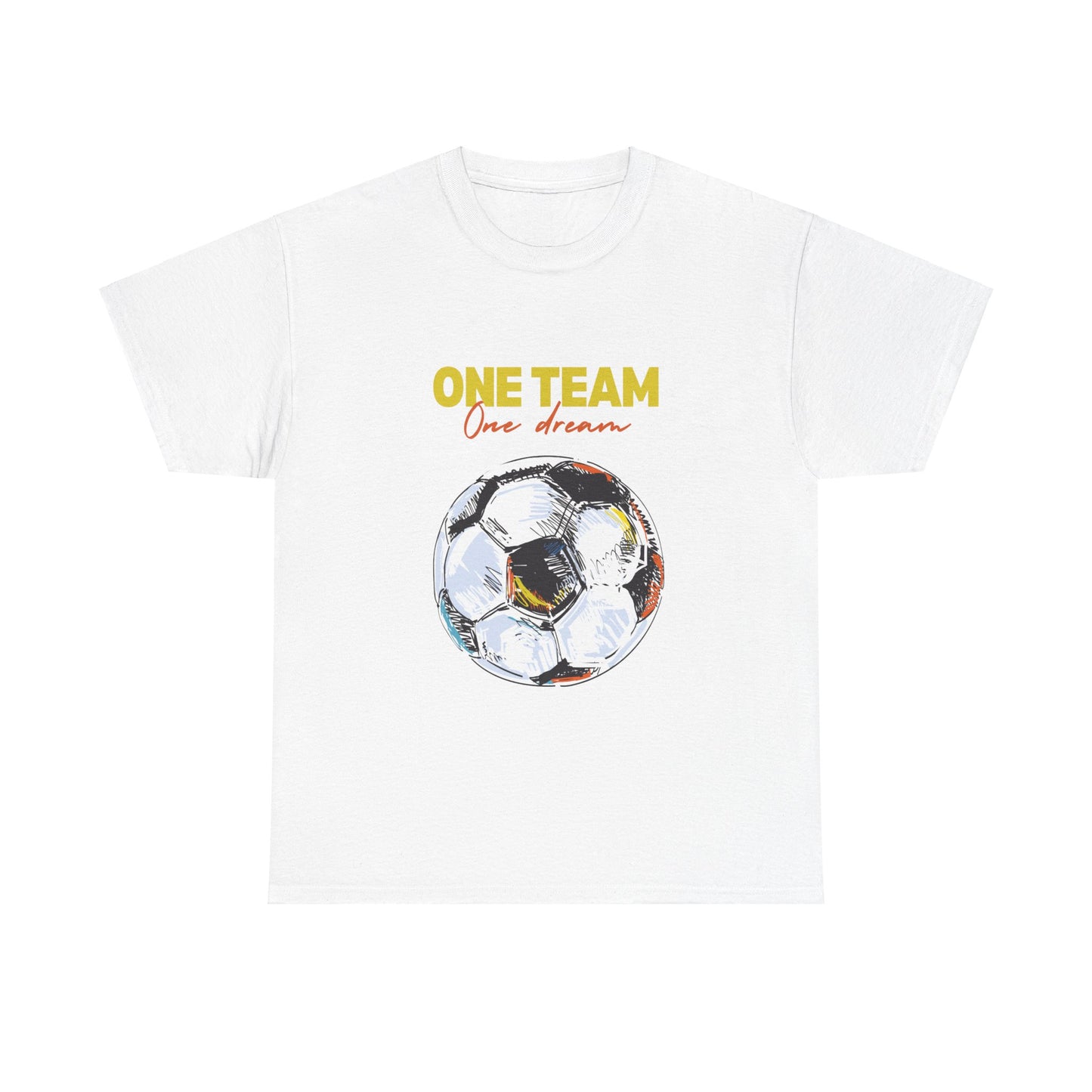 Unisex Heavy Cotton Tee - One Team, One Dream