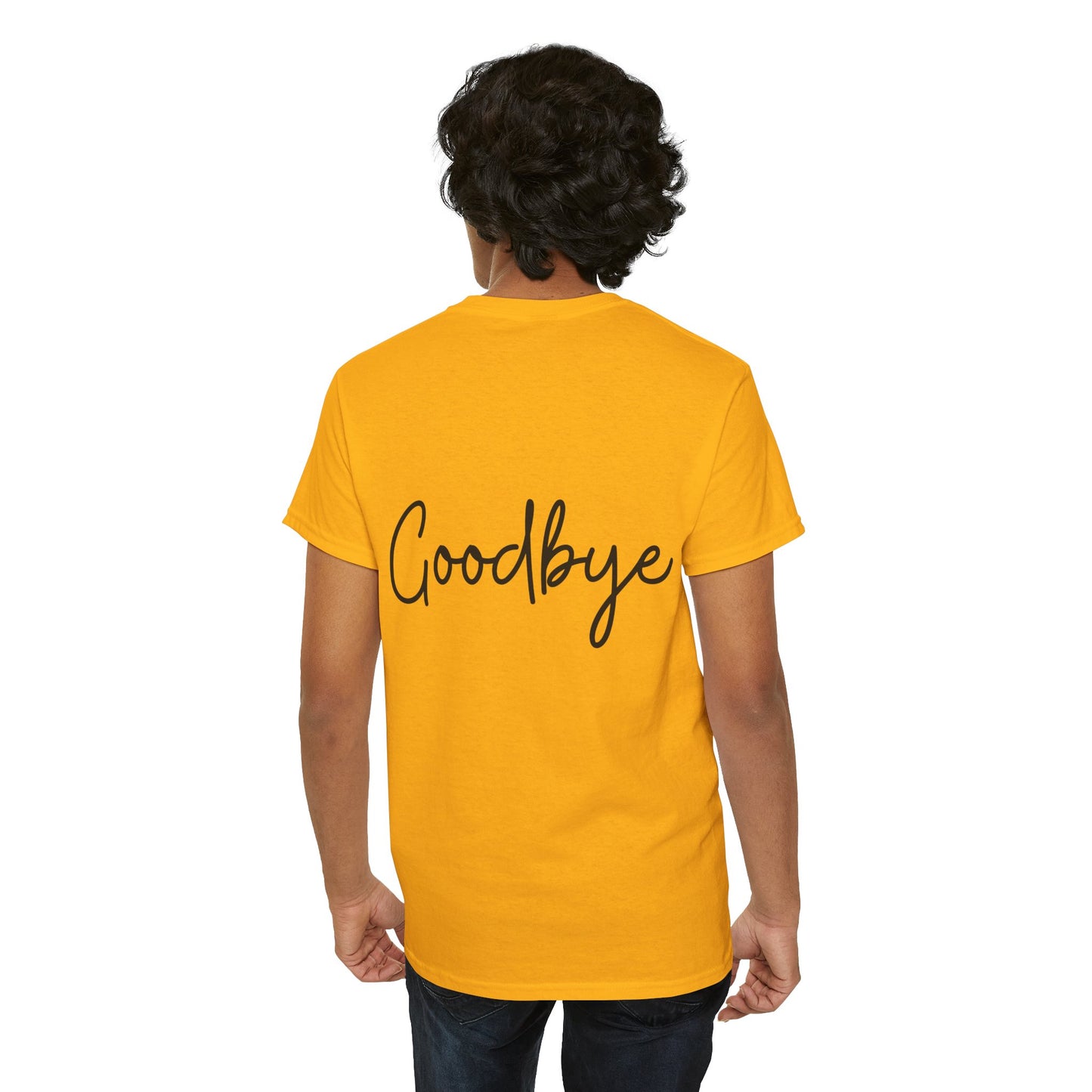 "Hello" & "Goodbye" (English Greeting) Unisex Heavy Cotton Tee