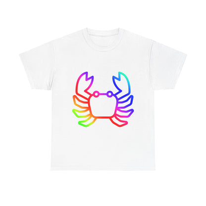 Vibrant, rainbow, colourful crab. Ideal for any animal or wildlife lover.  T-SHIRT