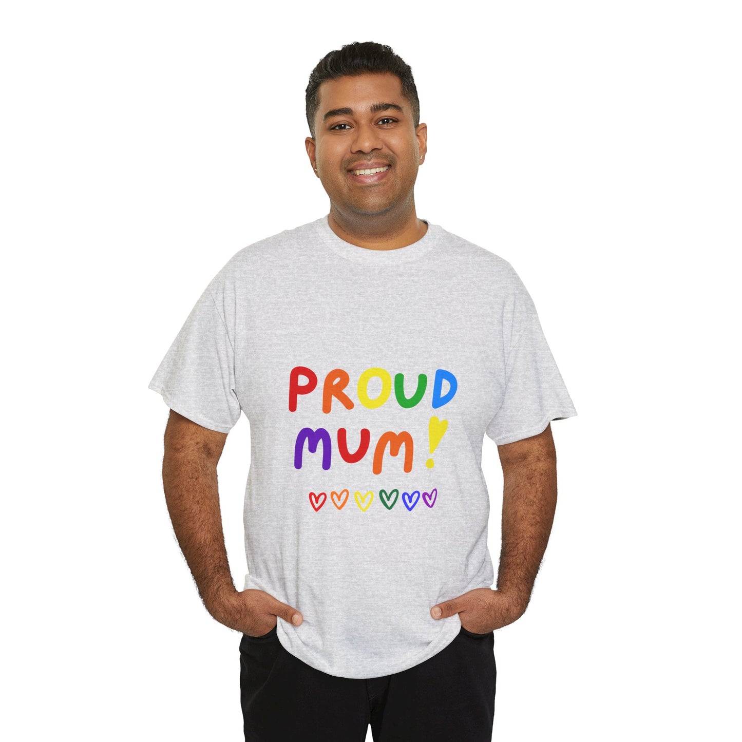 Unisex Heavy Cotton Tee - Proud Mum