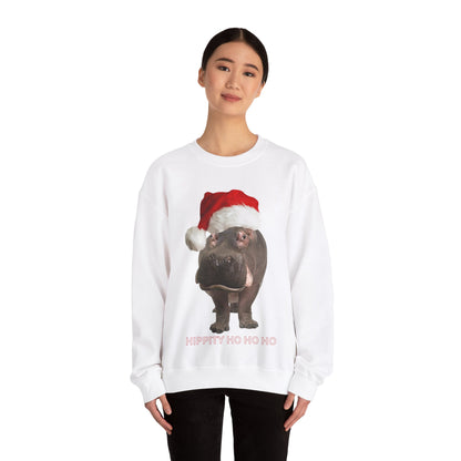 Hippity-Ho Hippo xmas Crewneck Sweatshirt