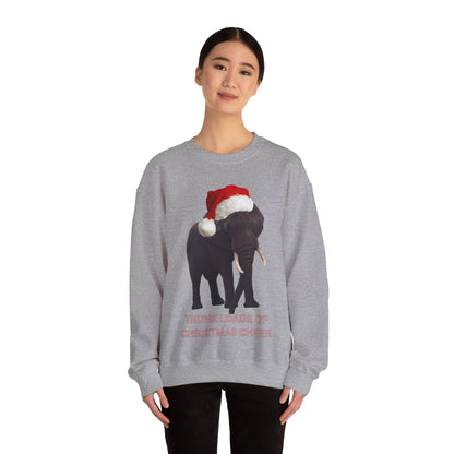 Trunk loads of Christmas cheer - Elephant Christmas jumper