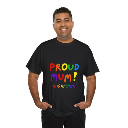 Unisex Heavy Cotton Tee - Proud Mum