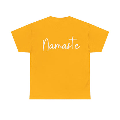 "Namaste" & "Namaste" (Hindi Greetings) Unisex Heavy Cotton Tee