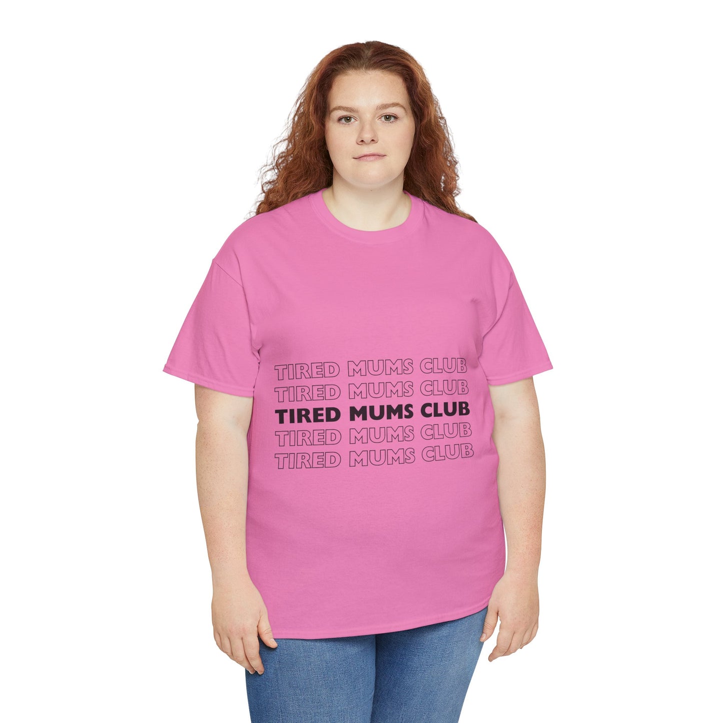 Unisex Heavy Cotton Tee _ Tired Mums Club