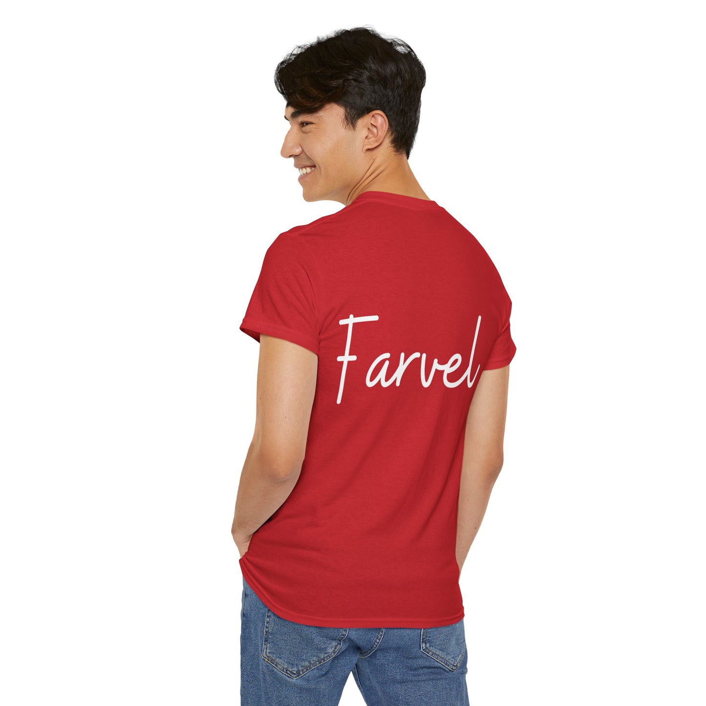 "Hej" & "Farvel" (Danish Greetings) Unisex Heavy Cotton Tee