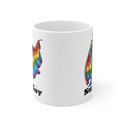 Super Gay Super Hero Mug 1