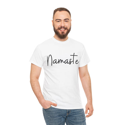 "Namaste" (Hindi Greeting) Unisex Heavy Cotton Tee