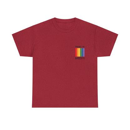 Unisex Heavy Cotton Tee - Embrace The Diversity Mini