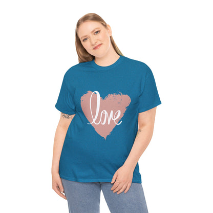 Love Heart - Unisex Heavy Cotton Tee