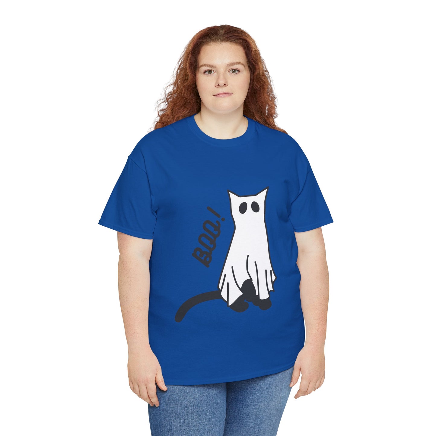 Unisex Heavy Cotton Tee - Boo Cat