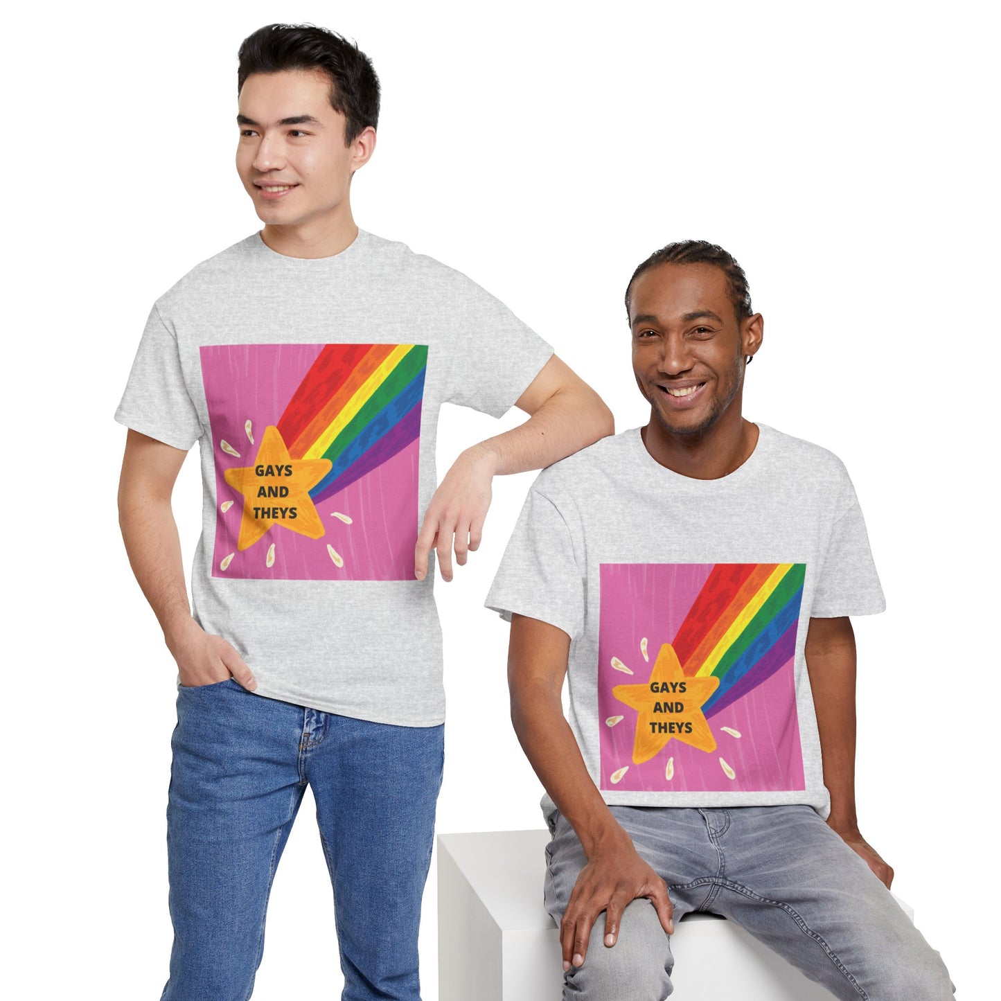 Unisex Heavy Cotton Tee - Gays And Theys