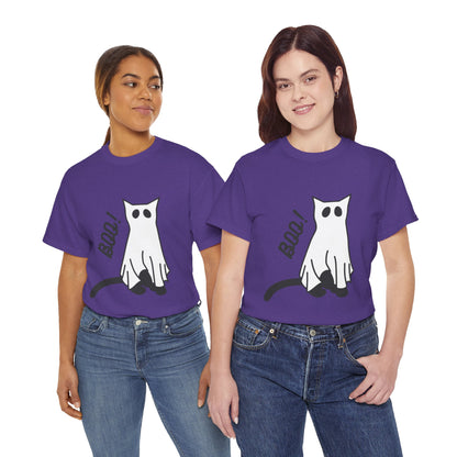 Unisex Heavy Cotton Tee - Boo Cat