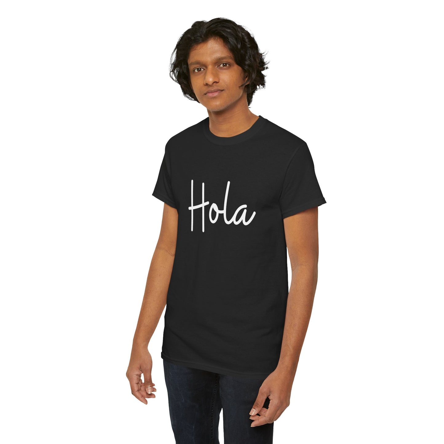 "Hola" & "Hasta Luego" (Spanish Greetings) Unisex Heavy Cotton Tee