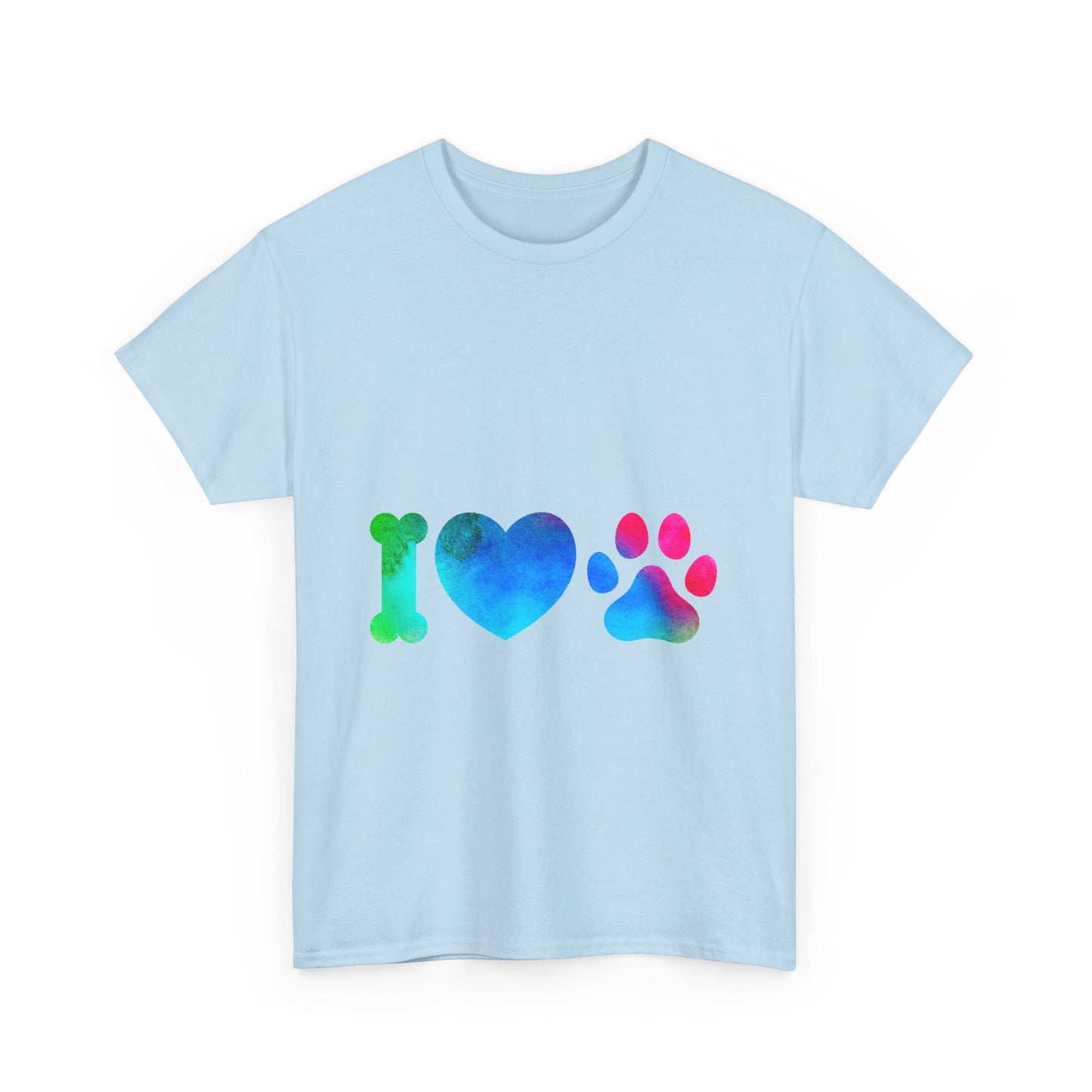 I Heart Paw - Unisex Heavy Cotton Tee