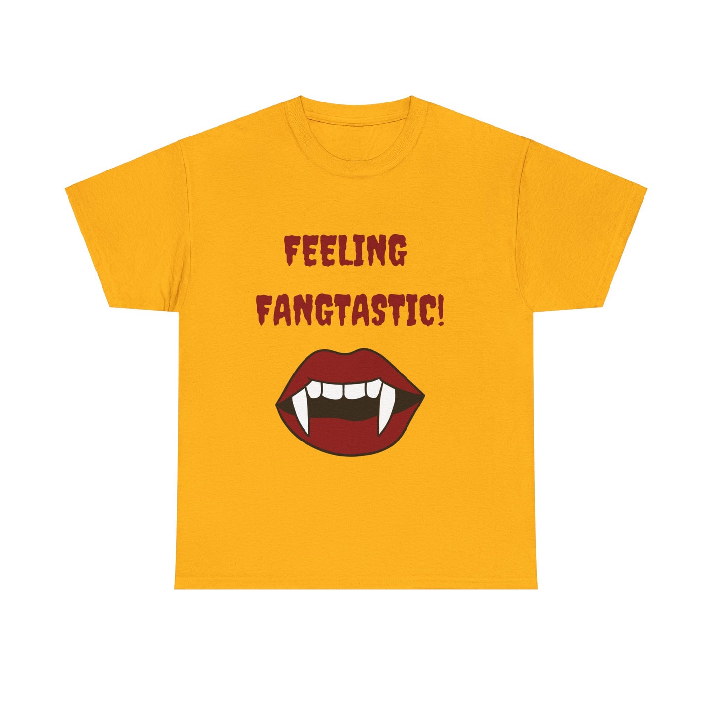 Unisex Heavy Cotton Tee - Feeling Fangtastic